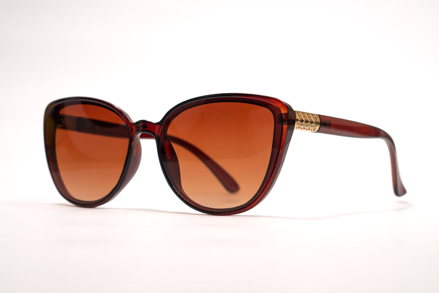 500. Cat eye Primium brown Celebrity UV400 Retina protected cooling glass