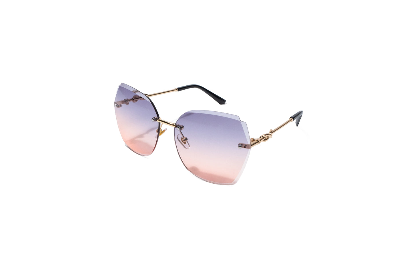 Q133C. Premium Rimless sunglass UV400 Retina protected cooling glass