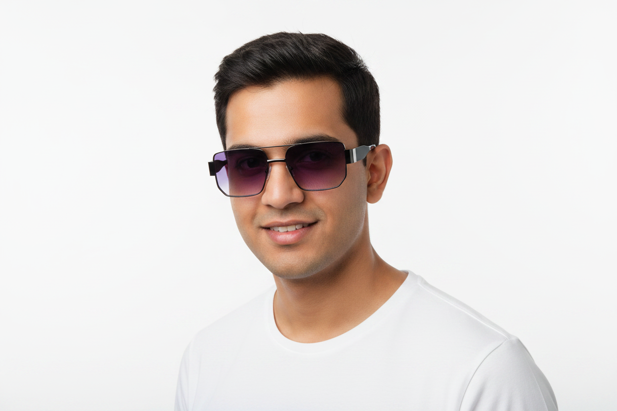 K139C. Men’s Exclusive metal Sunglasses UV400,Retina Protection,Cooling Shield