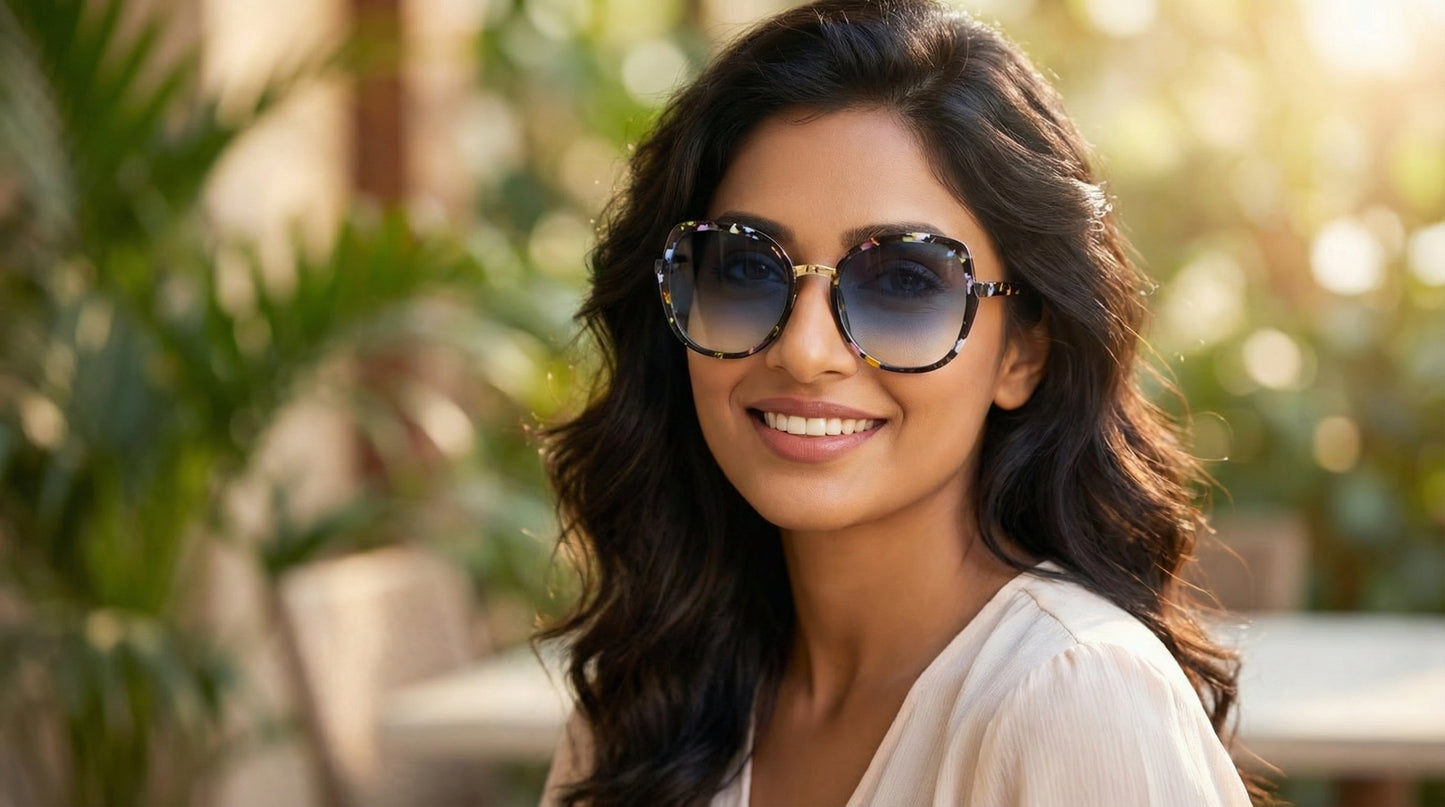 2a. Celebrity sunglasses UV400 Retina protected cooling glass