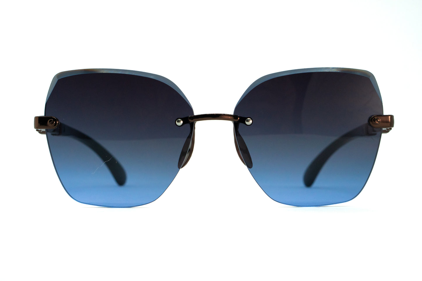 340. Celebrity Rimless diamond cut UV400 Retina protected cooling glass