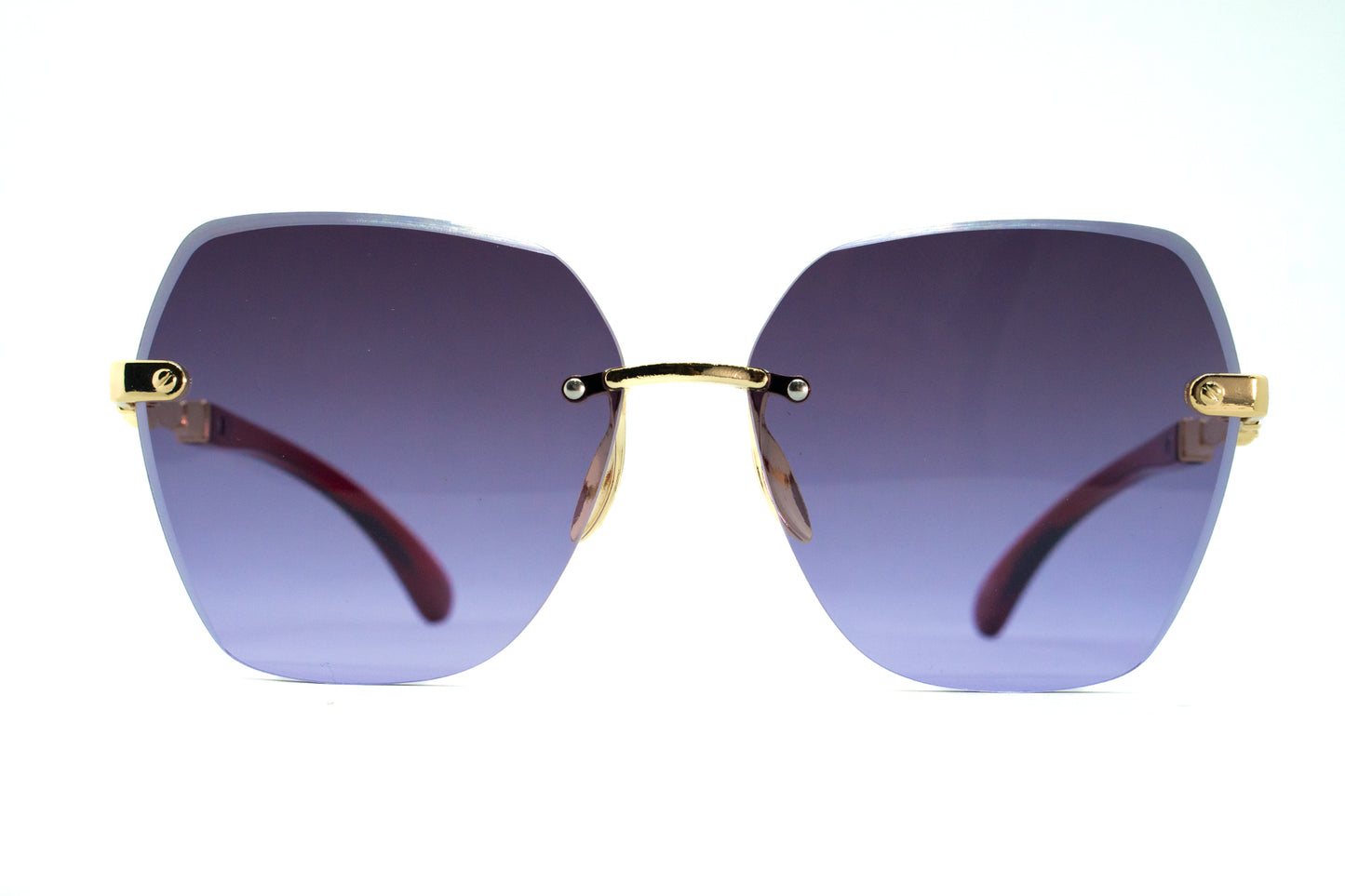 318. Celebrity Rimless diamond cut UV400 Retina protected cooling glass