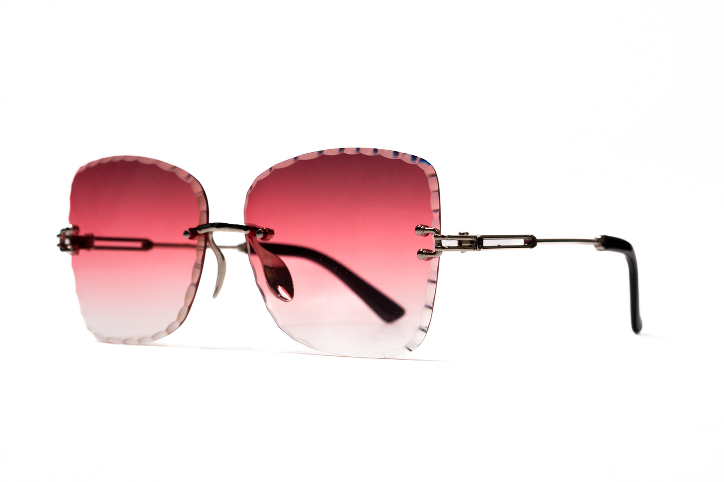 681. Celebrity Rimless diamond cut UV400 Retina protected cooling glass