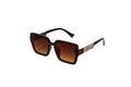 523.Square brown  Celebrity UV400 Retina protected cooling glass