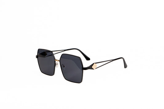 537.Black Metal Luxury celebrity UV400 Retina protected colling glass