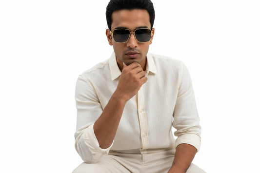 K139F. Men’s Exclusive metal Sunglasses UV400,Retina Protection,Cooling Shield