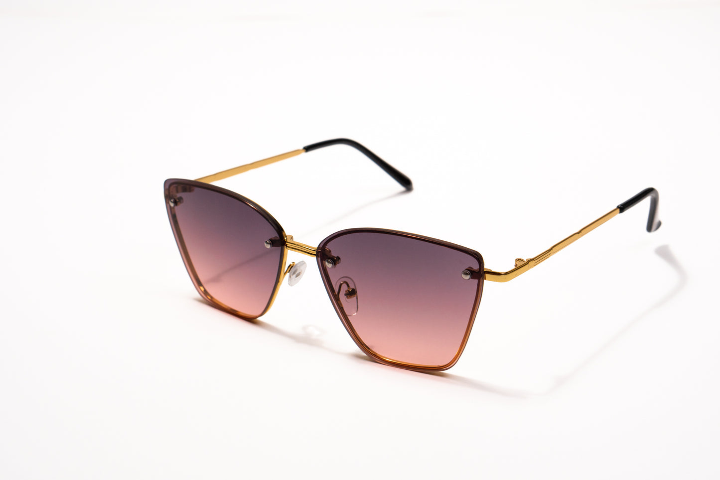 509. Celebrity metal body Rimless UV400 Retina protected cooling glass