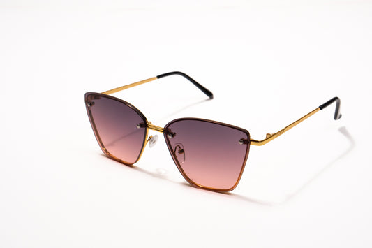 509. Celebrity metal body Rimless UV400 Retina protected cooling glass