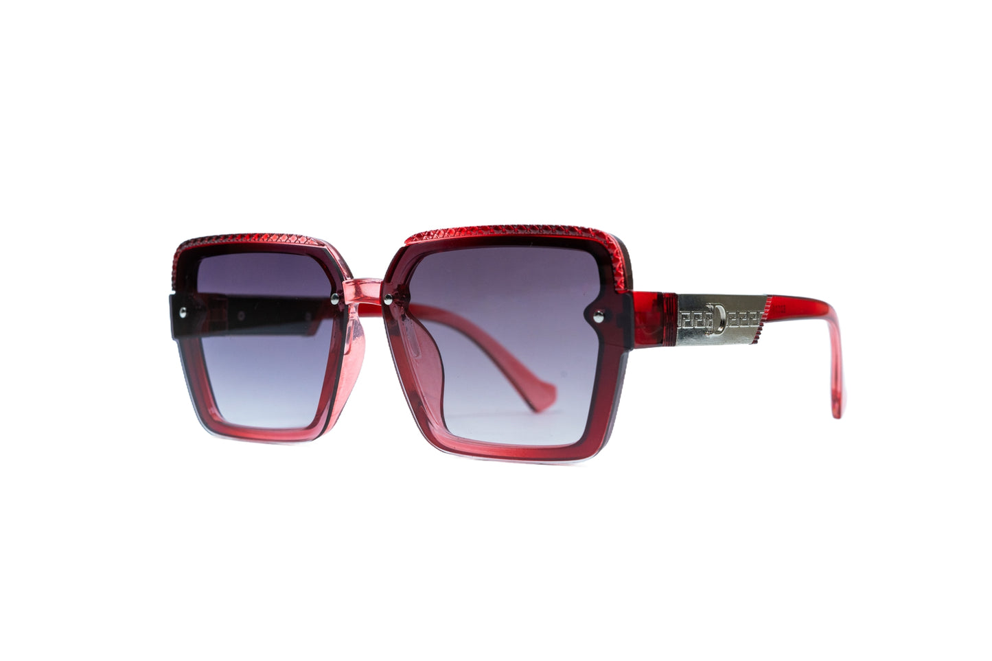 524A.Square Red Celebrity UV400 Retina protected cooling glass