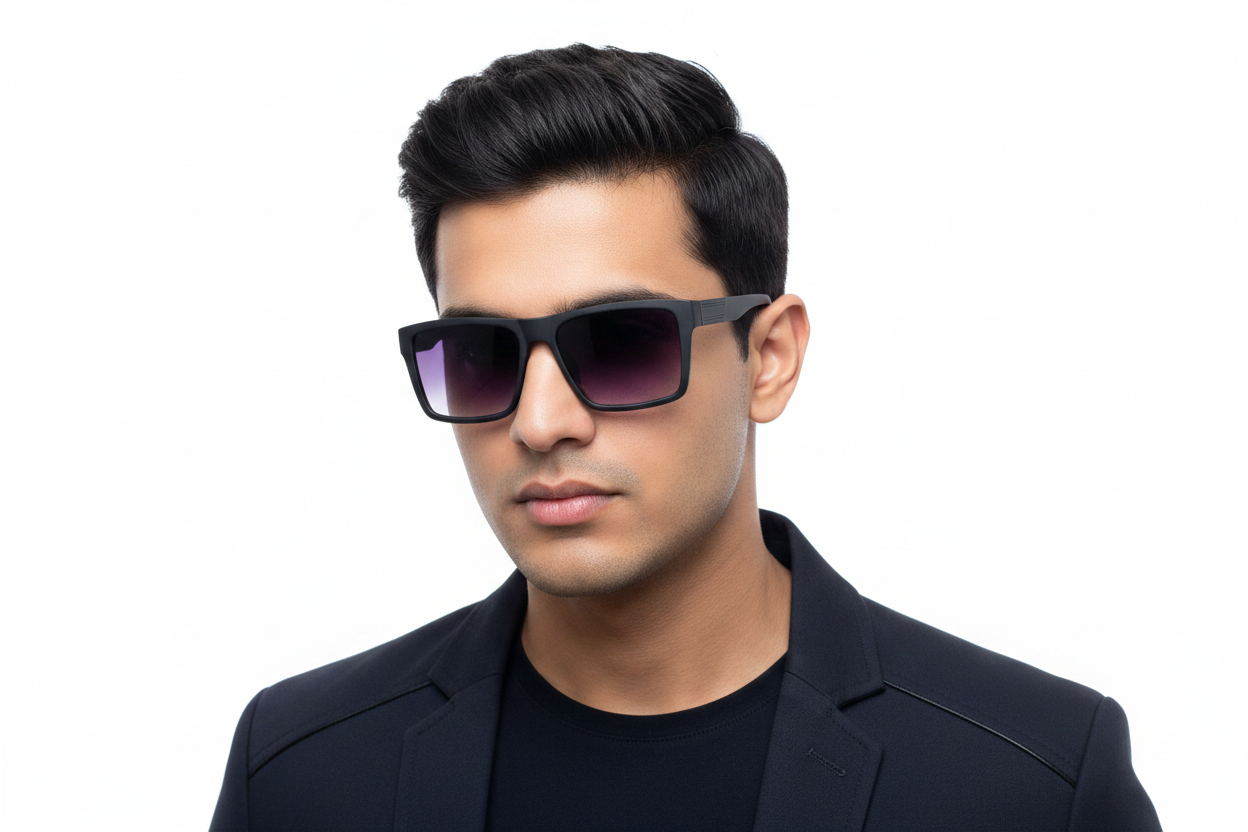 K166a. Men’s Celebrity sunglass UV400 Retina protected cooling glass