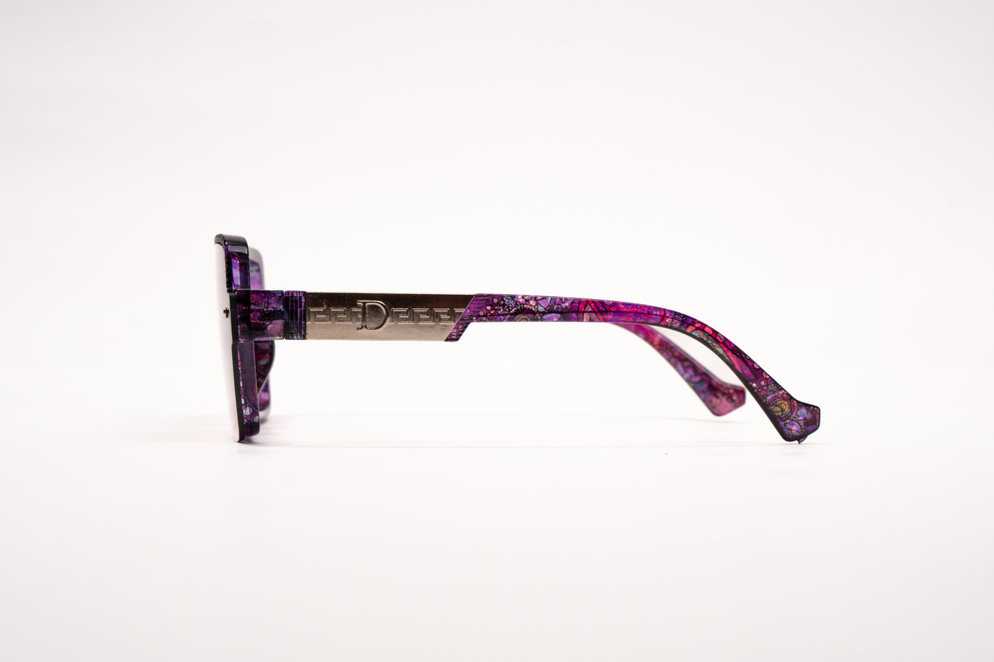 522.Square floral Celebrity UV400 Retina protected cooling glass