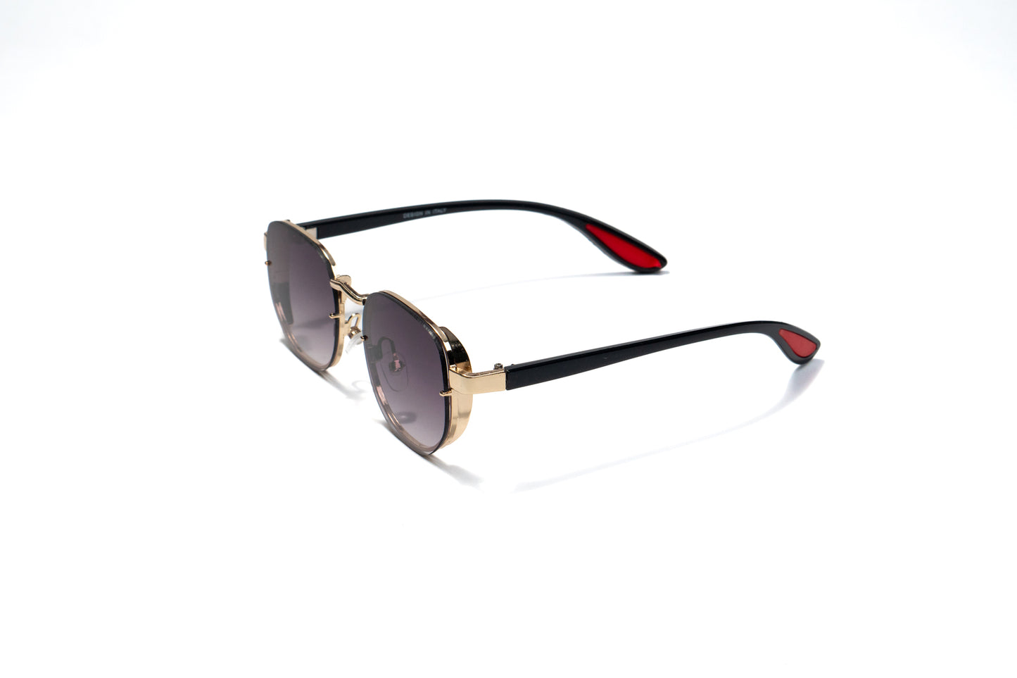 755. Men’s metal rimless Sunglass UV400 Retina protected cooling glass
