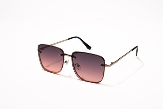 582. Celebrity metal body Rimless UV400 Retina protected cooling glass