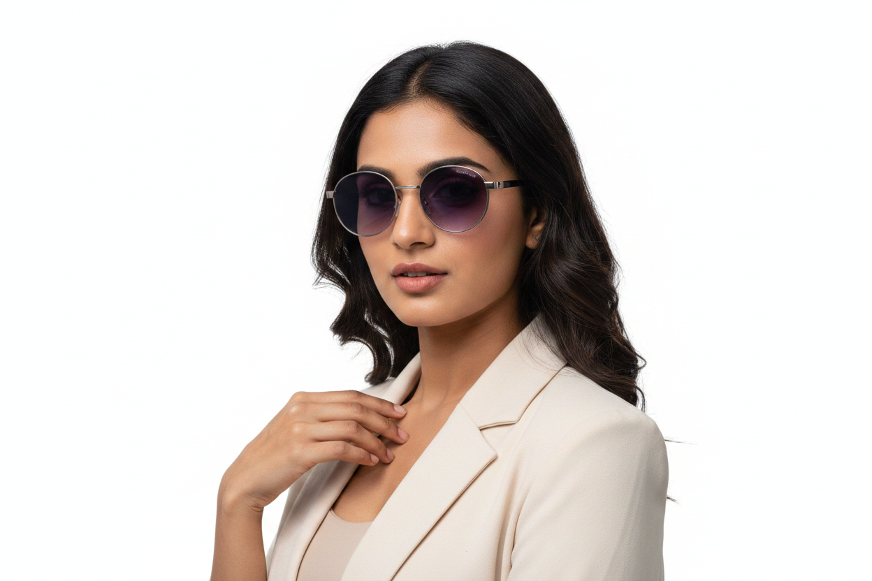 U130A. Unisex Premium metal sunglass UV400 Retina protected cooling glass