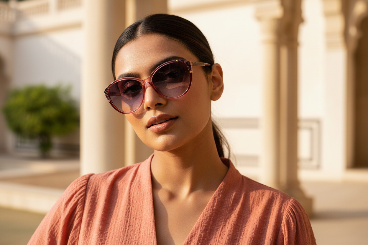 216. Celebrity stylish sunglasses UV400 Retina protected cooling glass