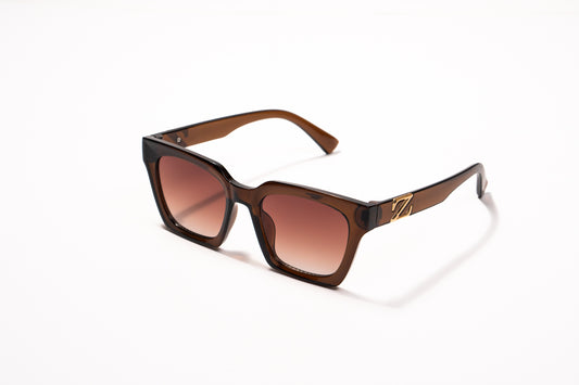 607. Square premium brown Celebrity UV400 Retina protected cooling glass