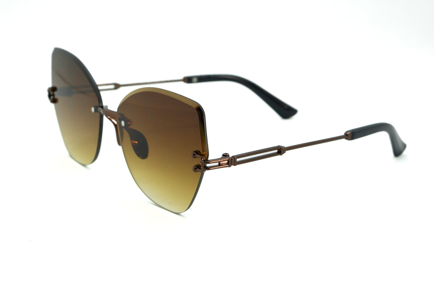 304. Celebrity Rimless diamond cut UV400 Retina protected cooling glass