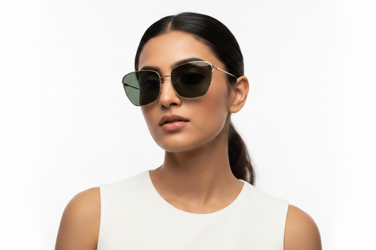 Q129E. Premium metal sunglass UV400 Retina protected cooling glass
