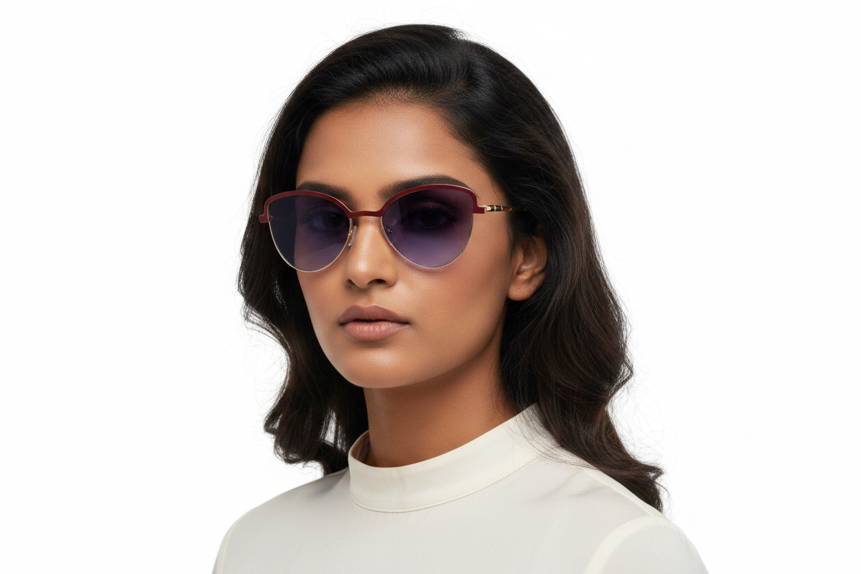 Q264. Exclusive metal sunglass UV400 Retina protected cooling glass