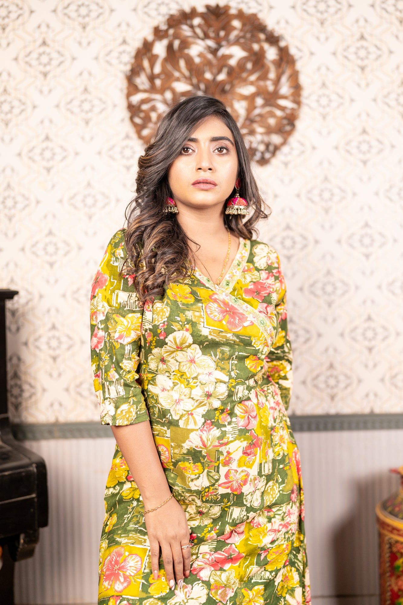 Hyrr Pekham  Gown Pesta Green