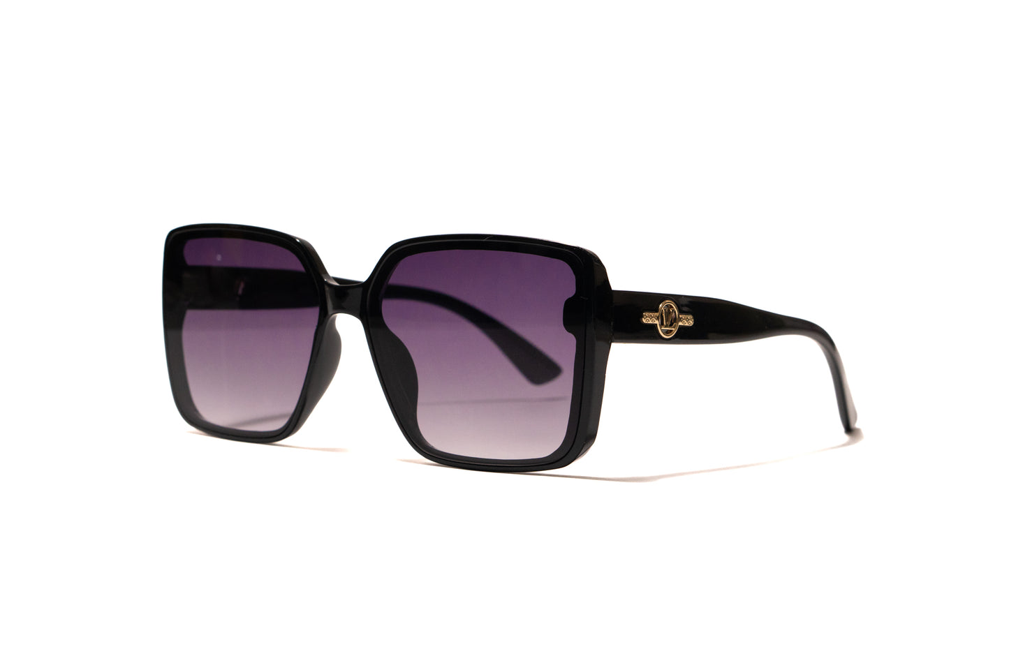 571.Square Primium black Celebrity UV400 Retina protected cooling glass