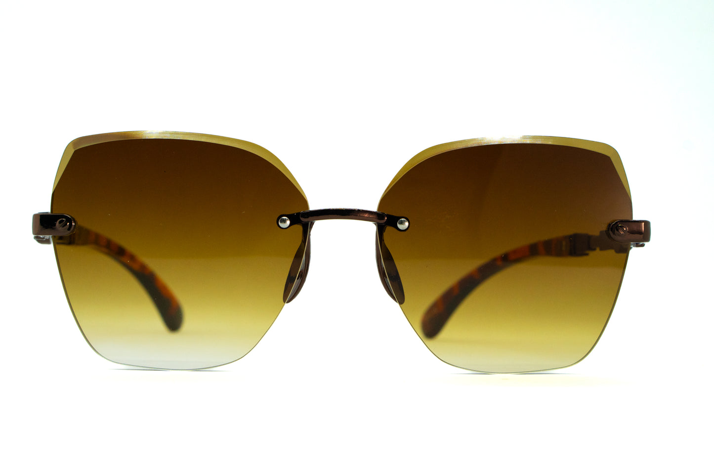 335. Celebrity Rimless diamond cut UV400 Retina protected cooling glass