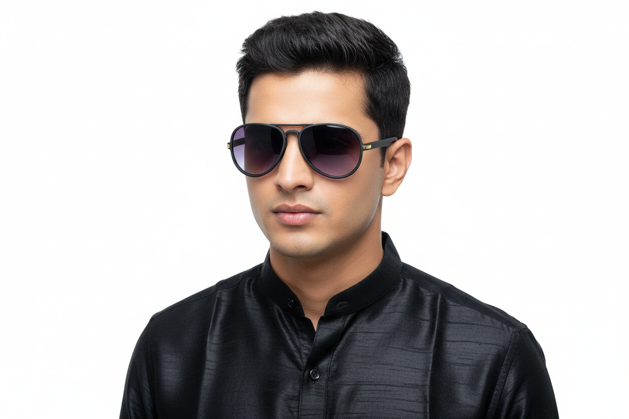 K235B. Men’s aviator Celebrity sunglass UV400 Retina protected cooling glass