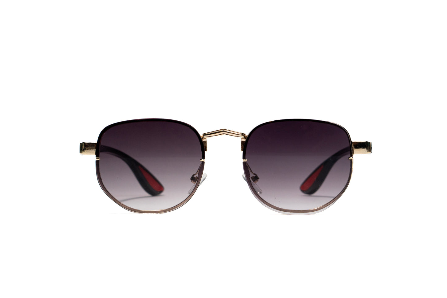 755. Men’s metal rimless Sunglass UV400 Retina protected cooling glass