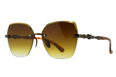 335. Celebrity Rimless diamond cut UV400 Retina protected cooling glass