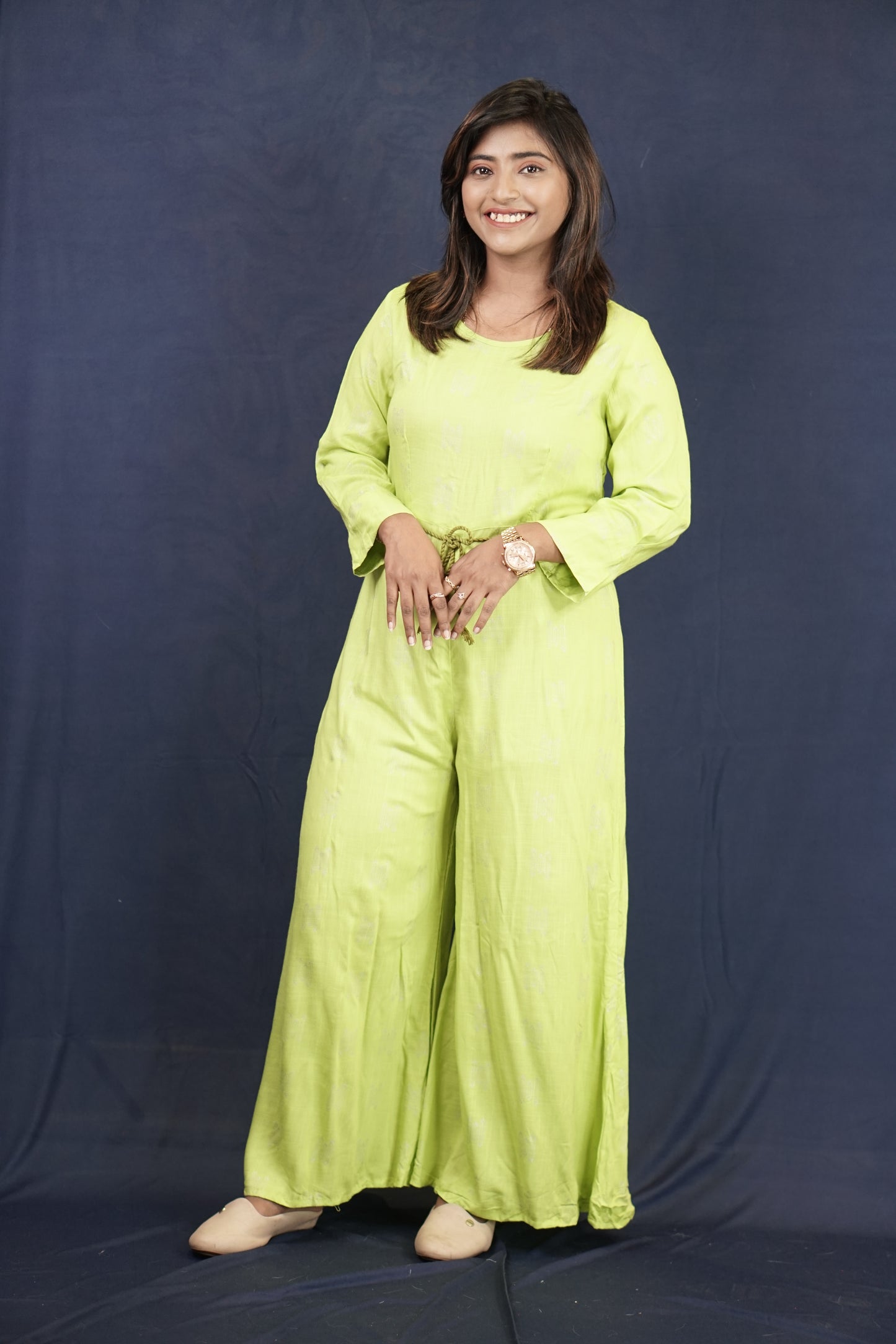 Hyrr Summer Jumpsuit Lime Green