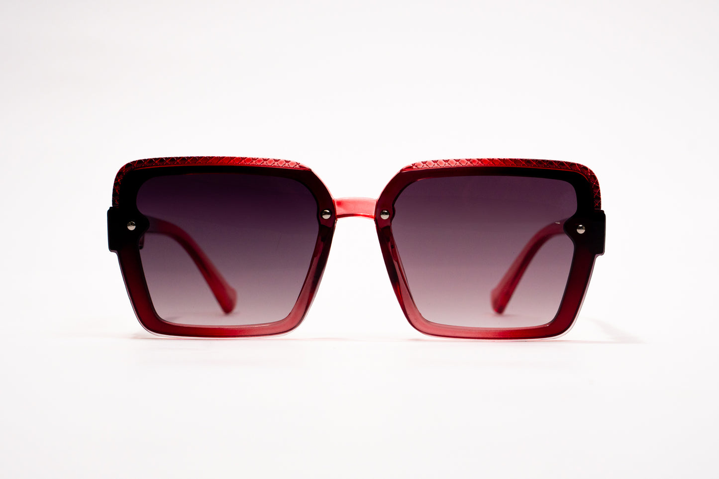 517.Square Red Celebrity UV400 Retina protected cooling glass