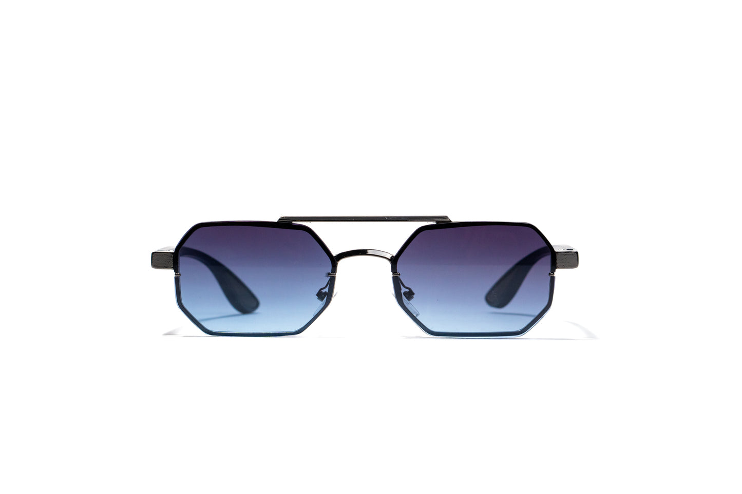 734. Men’s metal rimless Sunglass UV400 Retina protected cooling glass