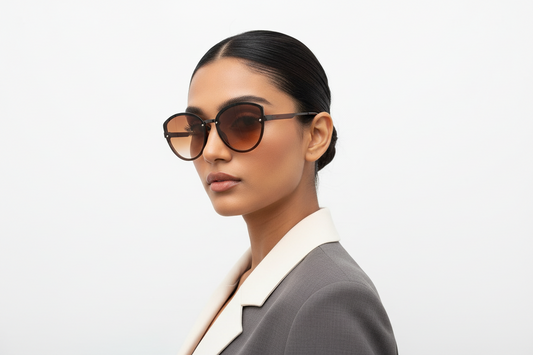 652. Cat eye  Celebrity UV400 Retina protected cooling glass