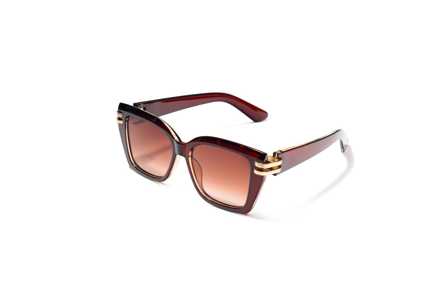 876. premium square Bossy brown UV400 Retina protected cooling glass