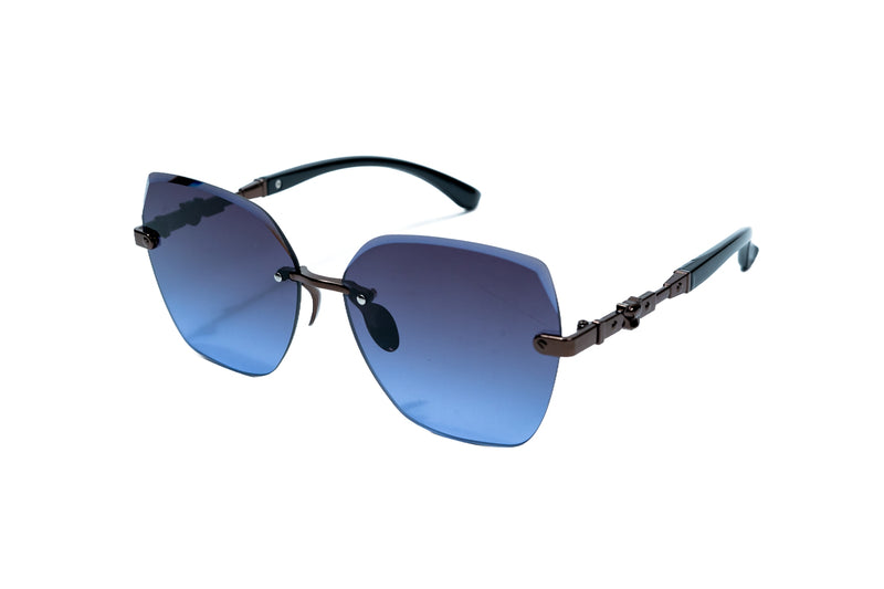 319. Celebrity Rimless diamond cut UV400 Retina protected cooling glass