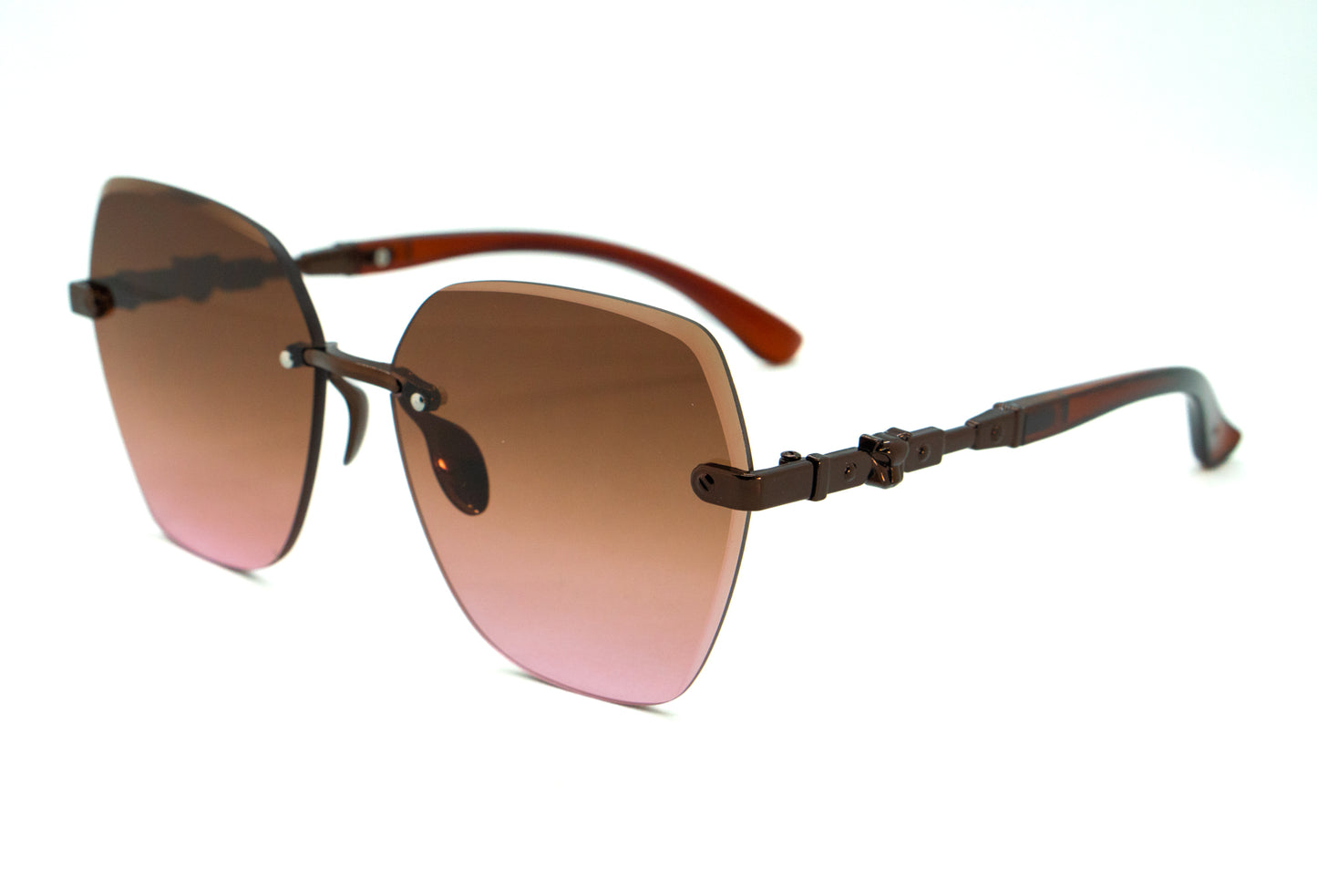 321. Celebrity Rimless diamond cut UV400 Retina protected cooling glass