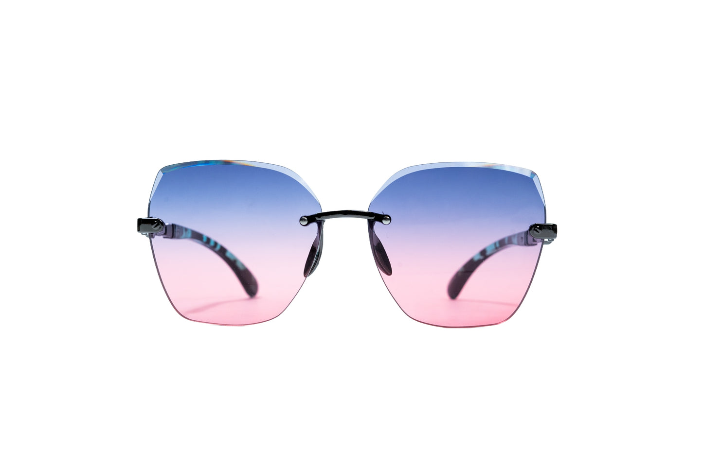 315. Celebrity Rimless diamond cut UV400 Retina protected cooling glass