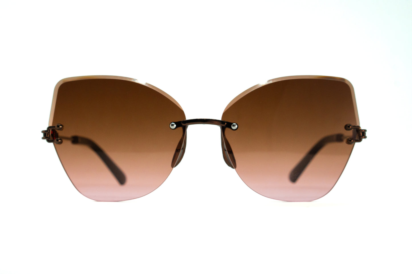 306. Celebrity Rimless diamond cut UV400 Retina protected cooling glass