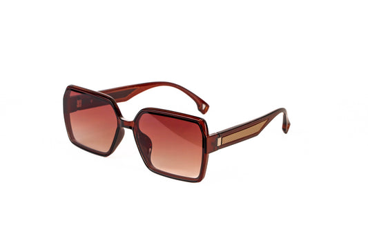602.Square Primium Brown Celebrity UV400 Retina protected cooling glass