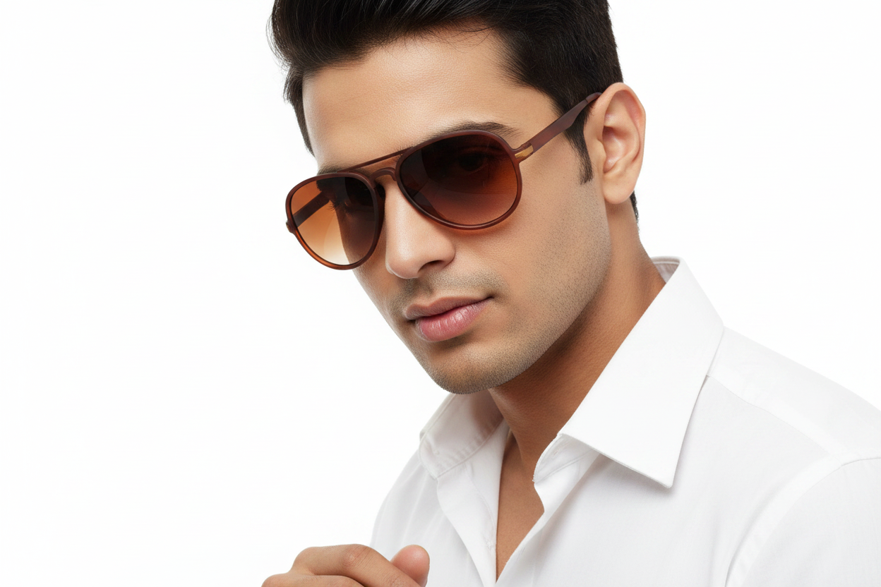 K234. Men’s aviator Celebrity sunglass UV400 Retina protected cooling glass