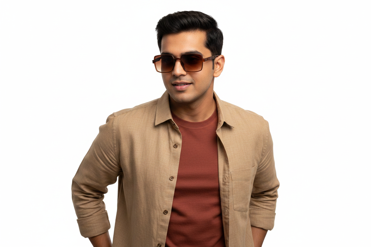 K148d. Men’s Celebrity sunglass UV400 Retina protected cooling glass