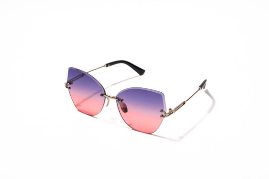 649. Celebrity Rimless diamond cut UV400 Retina protected cooling glass