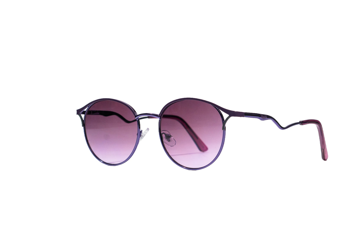 834. Premium lightweight round metal sunglass UV400 Retina protected cooling glass