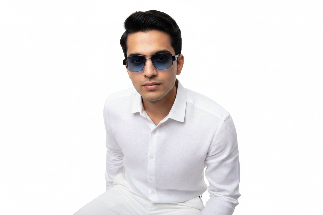 K139A. Men’s Exclusive metal Sunglasses UV400,Retina Protection,Cooling Shield