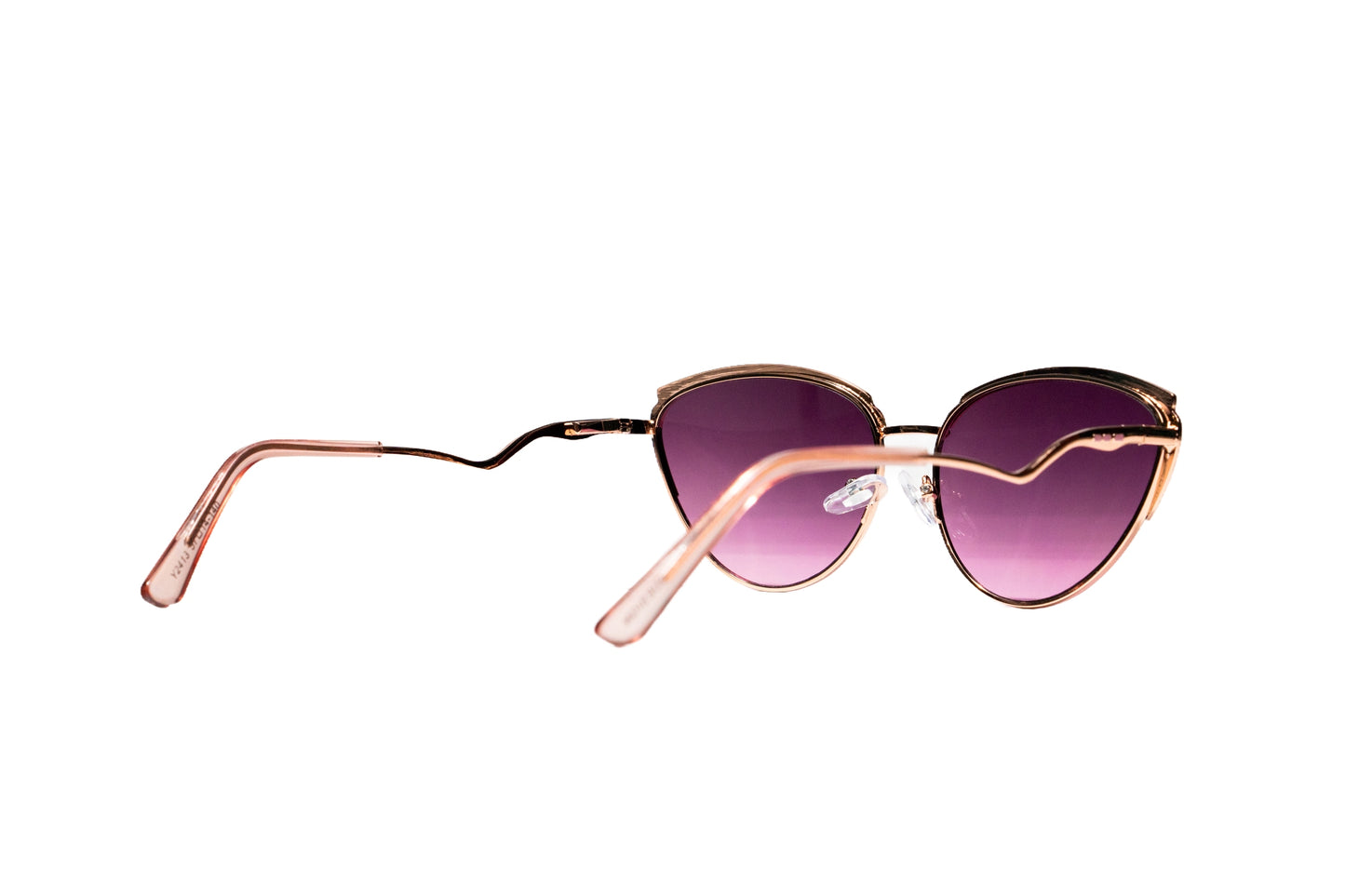 861. Premium lightweight cat eye metal sunglass UV400 Retina protected cooling glass