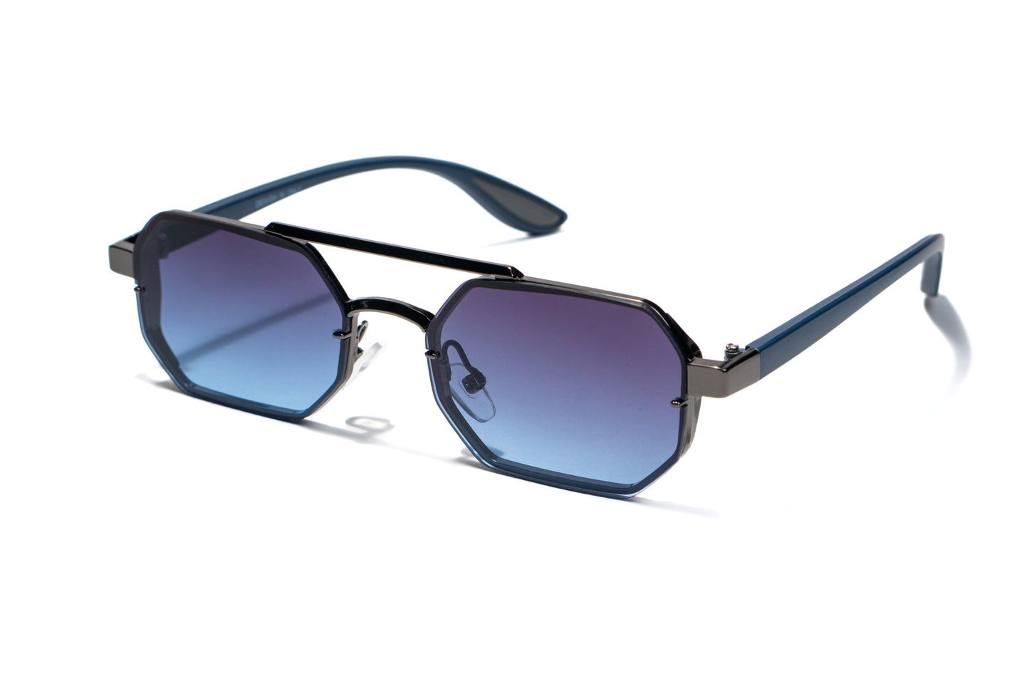 734. Men’s metal rimless Sunglass UV400 Retina protected cooling glass