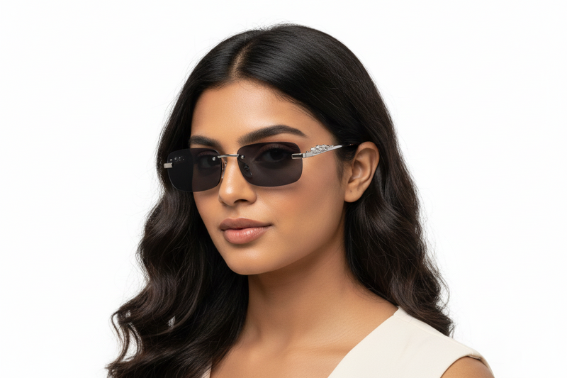 U116S. Unisex metal trendy Sunglasses, UV400 Retina Protection,Cooling Shield