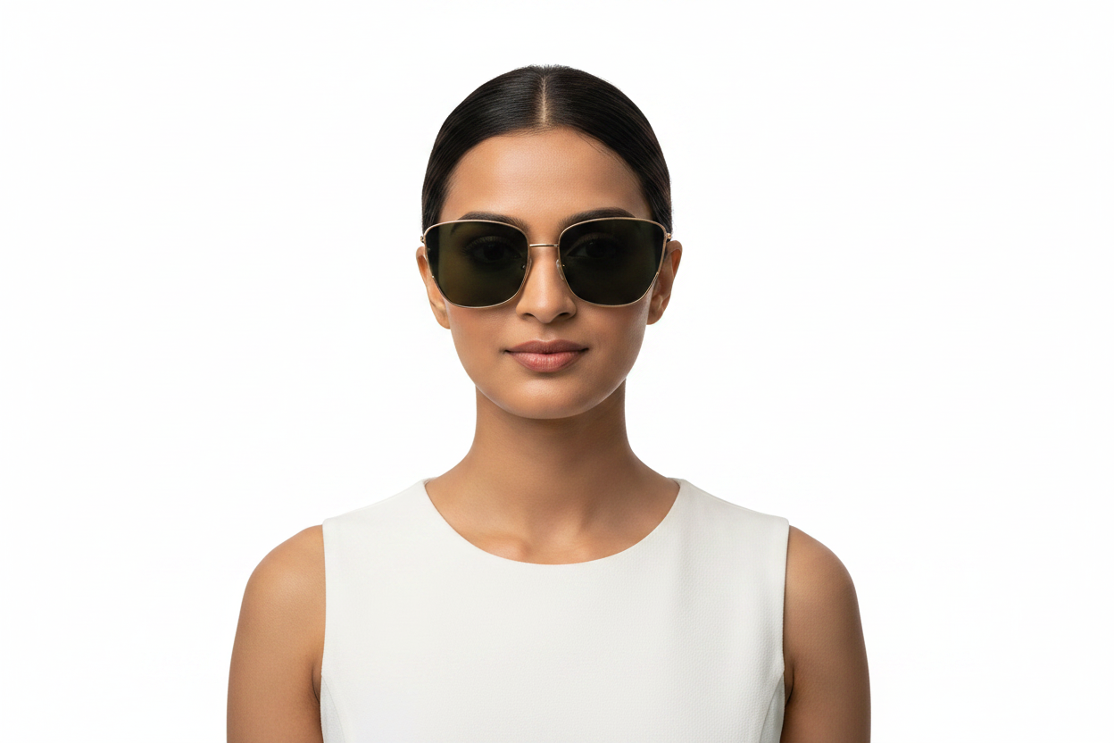 Q129E. Premium metal sunglass UV400 Retina protected cooling glass