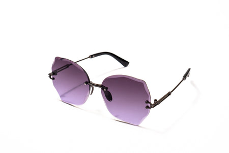 695. Celebrity Rimless diamond cut UV400 Retina protected cooling glass