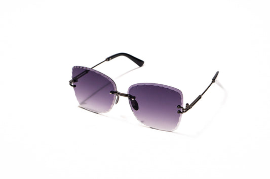 680. Celebrity Rimless diamond cut UV400 Retina protected cooling glass